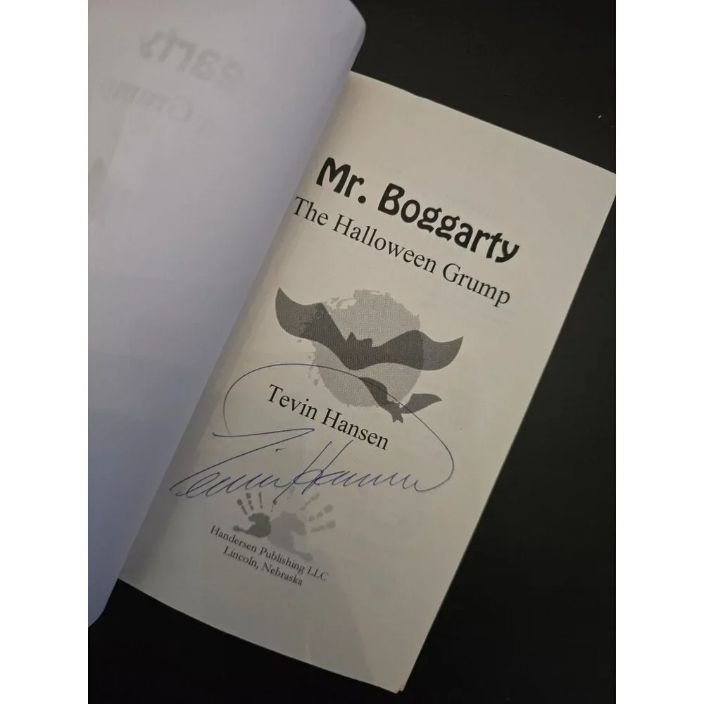 Mr. Boggarty the Halloween Grump by Tevin Hansen Signed Horror Paperback